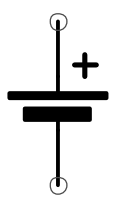 Symbool DC bron